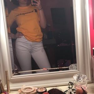 Champion yellow t shirt